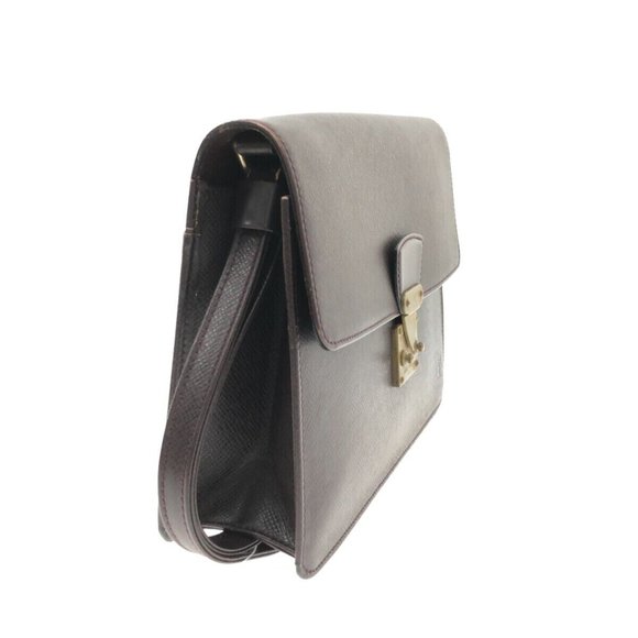 Auth LOUIS VUITTON Clado M30196 Acajou Taiga SP0010 Mens Clutch Bag - Picture 9 of 15